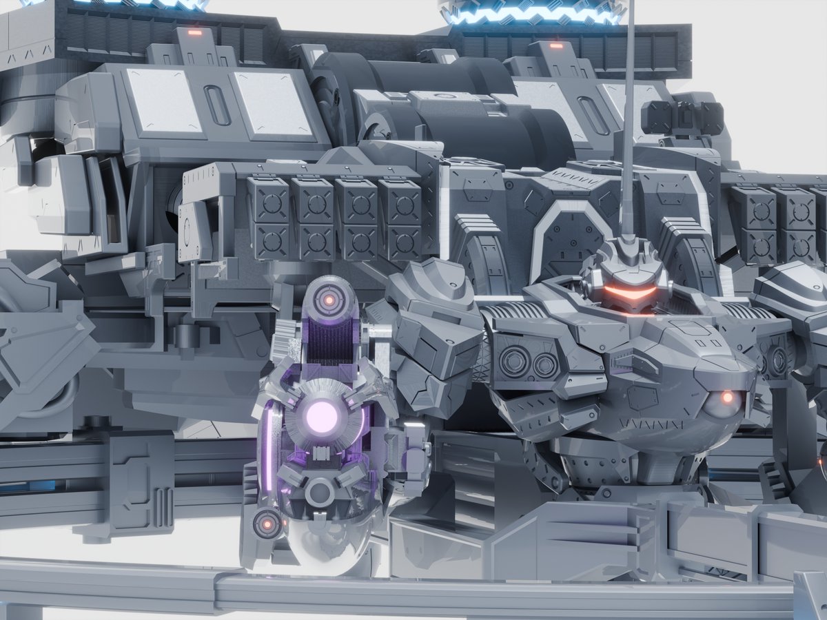 MODELSQUAD_ngo's tweet photo. WF2026夏　販売情報②
「アーキバス・バルテウス その2」
大型機動兵器の全貌を公開！

ゲーム後半に登場するヴェスパー２・スネイルの駆るボス機体を、背面ユニット展開状態でキット化。劇中のディテールをあますことなく再現しました。完成後のサイズは高さ31cm×横幅90cm×奥行80cmになります。翼やジェネレータ収納状態は差し替え式。キャノン合体攻撃も再現可能ですが全長が大変長くなるため、完成品後に人に見せる際はご注意下さい。

※7/26(日)ワンフェス2026夏にて販売。未塗装未組立、３Dプリントレジンキット、99,000円(税込)、20セット準備予定です。