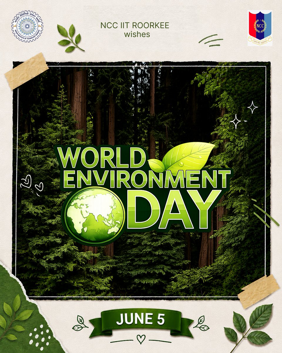 NccIITR's tweet photo. The environment is not an inheritance from our ancestors but a trust for future generations.

This #WorldEnvironmentDay, let's pledge to protect Earth's greatest asset through conscious choices and sustainable actions.

#ConserveOurFuture #WorldEnvironmentDay #NCCIITR https://t.co/Dx1DJNKxhc
