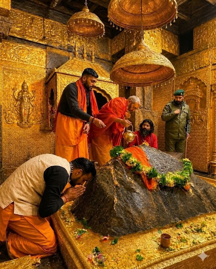 XGuruManoj's tweet photo. श्री केदारनाथ ज्योतिर्लिंग दिव्य दर्शन 🙏🌸 https://t.co/oatoSppEBy