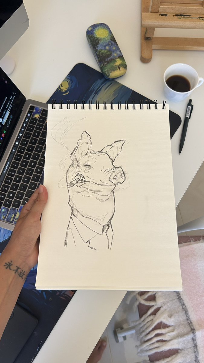 ROunjare's tweet photo. Tiny warm-up before I disappear for another 3 months 🥲 https://t.co/FC7zGk3rF2