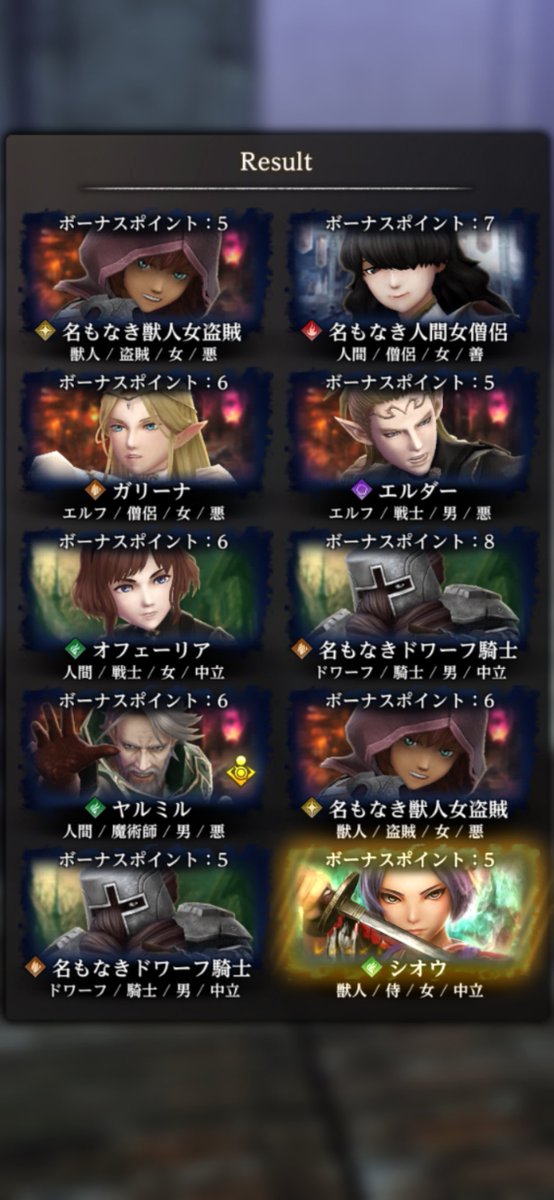 MarchHare0113's tweet photo. 手持ち石全ブッパして88連で4人も！
克己進んできたから、そろそろ強敵にも連れていけそう
#ウィズダフネ https://t.co/S6FfrlvDC6