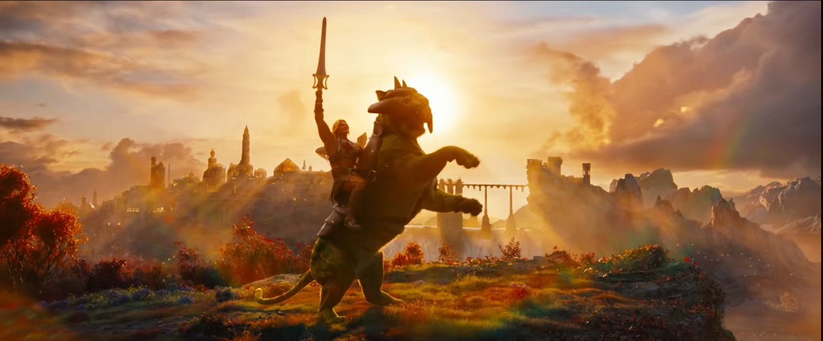 filmesdorafa's tweet photo. Adorei como Mestres do Universo abraça o camp e sustenta a proposta sem qualquer vergonha. É um filme divertido, colorido, cheio de personalidade e que sabe rir de si mesmo. O He-Man de Galitzine é carismático e sensível, mas é o Esqueleto de Leto que surge como um acontecimento. https://t.co/PNail61Lma