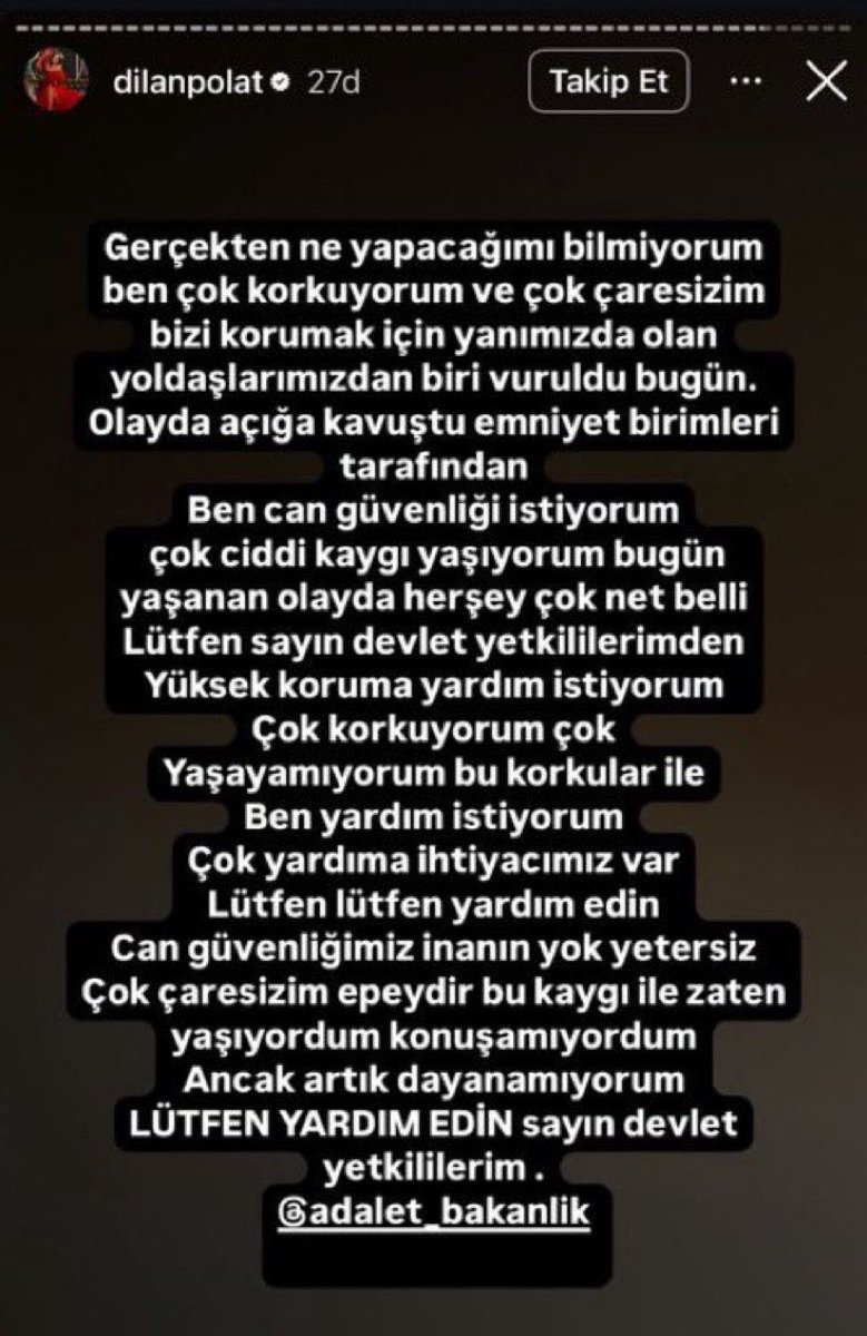 P38_Yoldass's tweet photo. Neden emekçilerin ödediği vergiler ile Dilan Polat’a Koruma sağlansın devlet tarafından.
Emekçilerin çocukları gelecek kaygısı çekerken!Dilan altın kahveleri içsin diye mi?
Sabah akşam sosyal medyada şaklabanlık yapsın diye mi ?
Daha çok lüks içinde yaşasın diye mi ? 
Çok parası var malum yoksulların hakkı da kursağından geçiyor ailecek 
Kendi korumasını kendisi tutabilir kendi husumetleri nasıl başladıysa kendileri çözebilecek güçtedirler halkın sırtından inin artık