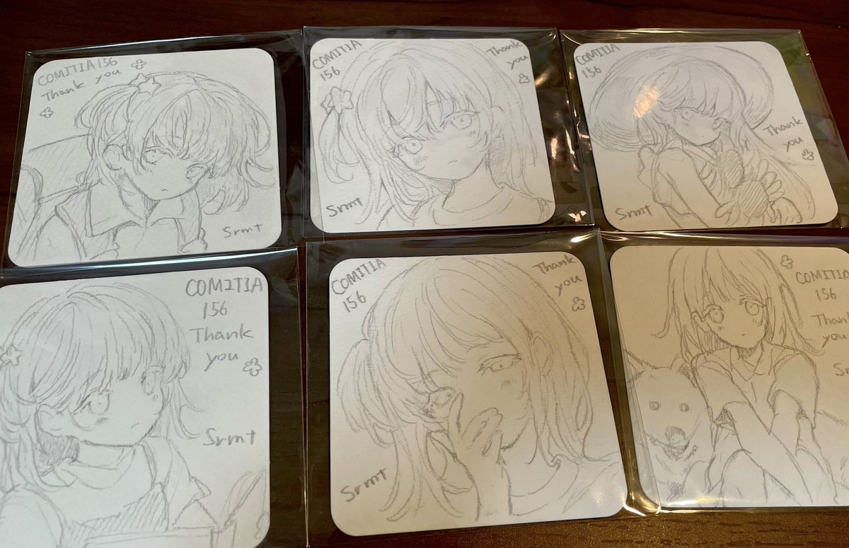 serometa's tweet photo. 会場用おまけカードです(少なめ)。
あと会場限定ポストカードがあります(こっちは多め)。 https://t.co/KigCzqbtsR