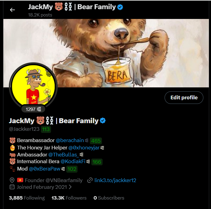 JackMy 🐻⛓ | Bear Family tweet media