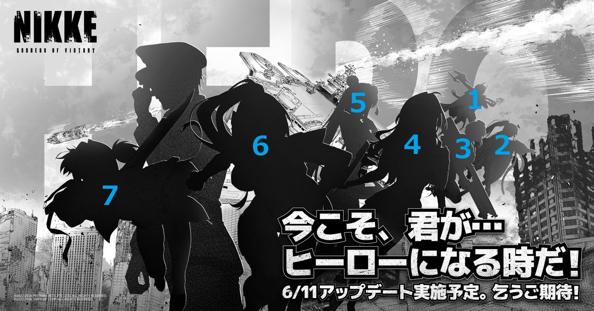 nikkepedia_jp's tweet photo. 次回のイベント、仮に新メティス3人+アークレンジャー4人全員実装だとしたらトリプルを超えて”セプタプル”ピックアップという事に。
ちなみに3以降の倍数語は
4：quadruple クアドロプル
5：quintuple クインタブル
6：sextuple セクスタブル
7：septuple セプタプル
8：octuple オクタプル
9：nonuple ノナプル
10：decuple デカプル
デカプルの語感がNIKKEらしくて好きです。