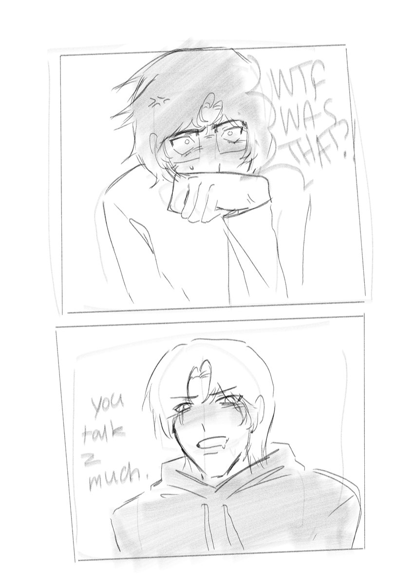 BAOLINGZU's tweet photo. @naaruukenn indirect kiss 4/4 JIWOLF mini comic @naaruukenn #jiwolf #jakeji #wolfkeum #weakhero #fanart I'm gna cry now https://t.co/1rjJZGwe2q
