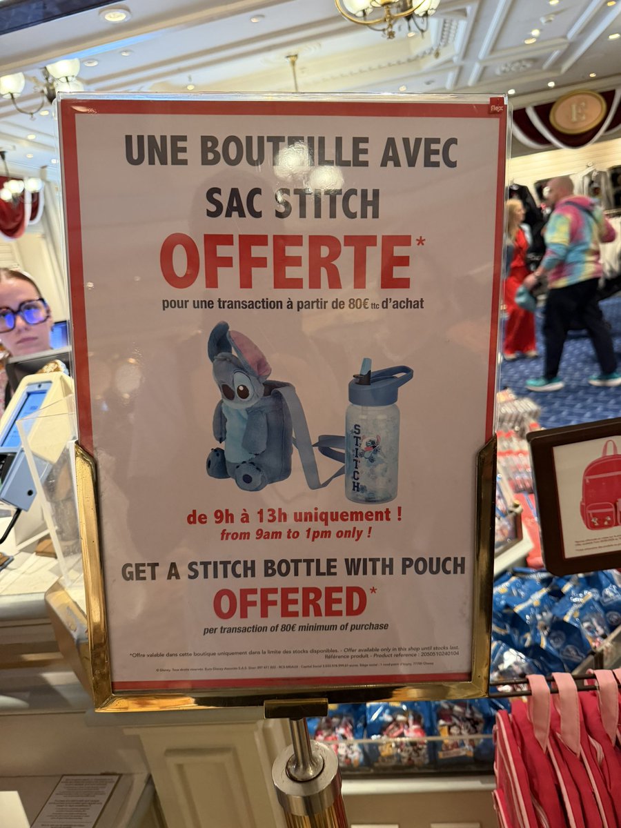 Cave0fWonders's tweet photo. ✨ 🛍️ OFFRE à la boutique Emporium ✨

#disneylandparis https://t.co/gqsFa8onZi