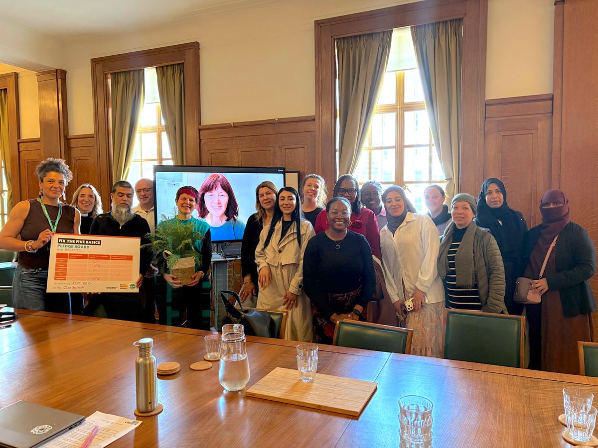 elattlondon's tweet photo. Our ESOL Hackney learners made their voices heard. 💚 

Together with Citizens UK Hackney, our learners visited Hackney's new mayor, Zoë Garbett, to welcome her into office and talk about what matters to their community. https://t.co/6xASdTTZtw