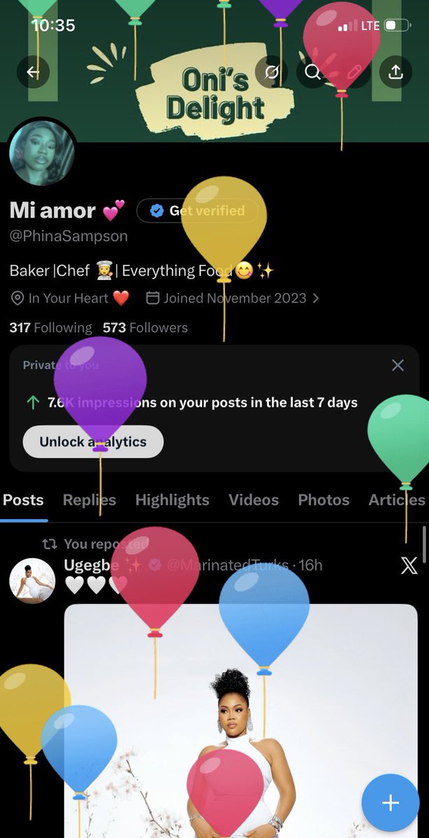 PhinaSampson's tweet photo. +1 🥹🎊✨❤️
Happy Birthday to me!
Thankful for everything… 🙏 https://t.co/npNOnrvJlK