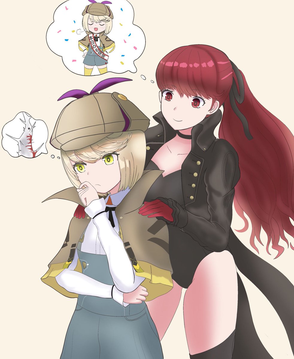 umibudou051450's tweet photo. アイリーンとヴァイオレットの関係性がすき
#ヘブバンペルソナ５ザロイヤルファンアート https://t.co/fNV6voV5bv