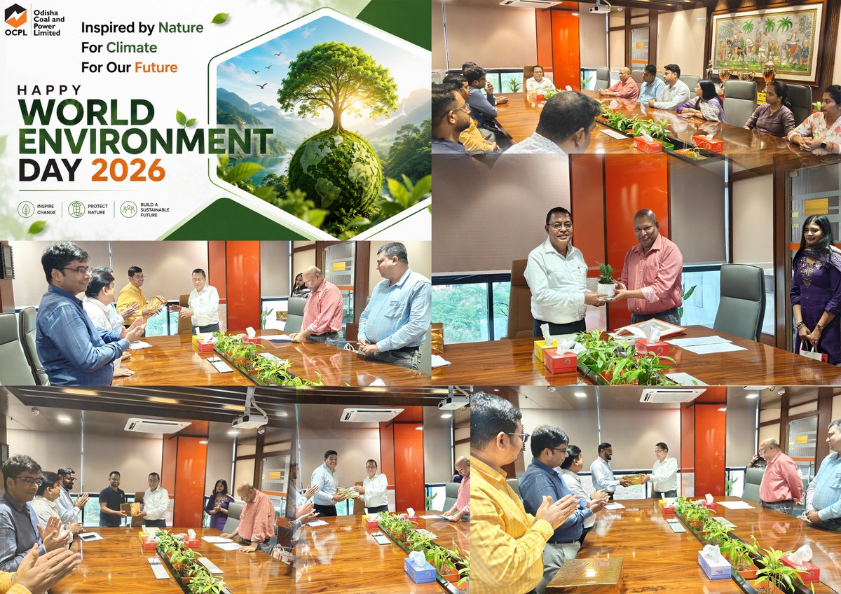 OCPLOdisha's tweet photo. World Environment day celebrated at Corporate office Bhubaneswar. https://t.co/QKJq9ExNSe