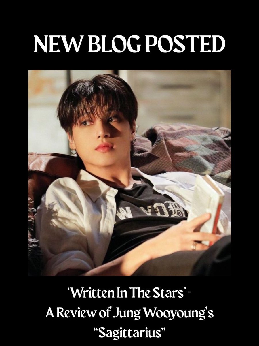 SeaOfStarsMag's tweet photo. “Written in the Stars’ - A Review of Jung Wooyoung’s “Sagittarius”’

• Golden Hour: Part 3 ‘In Your Fantasy Edition’•

📸: @ATEEZofficial / @kqent 
📝: Summer A-M

#ATEEZ #Wooyoung #SeaOfStarsMagazine #SOSMag #Sagittarius #MusicReview https://t.co/zM264aVnFe
