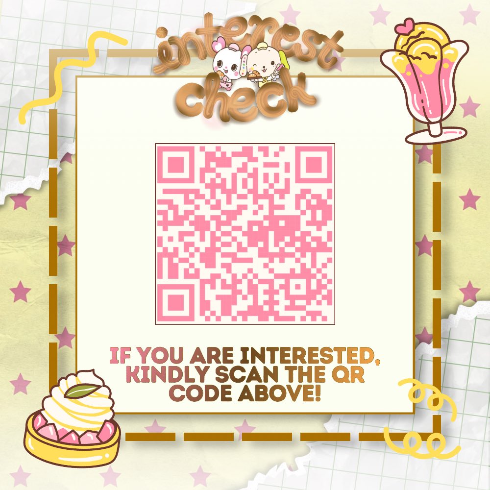 sakuryocse_ph's tweet photo. 📢 Interest Check: #SakuRyoCSE 💛🩷

˚ ༘ ೀ⋆ Hello everyone! We're hosting a cupsleeve event for SakuRyo this November and would love to get your thoughts! If you're interested, please refer to this link or to the QR code below:

Link: https://t.co/RhwDGWSC2j https://t.co/ZJUmarE9Bn