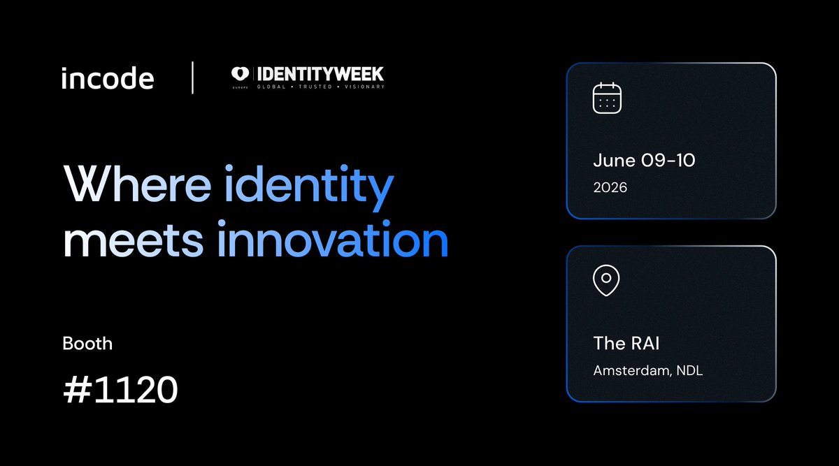 IncodeIdentity tweet picture