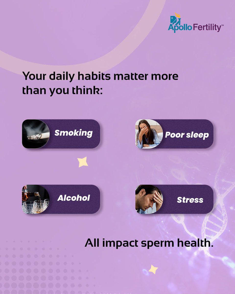 ApolloFertility's tweet photo. Men’s fertility is often overlooked, even though male factors contribute to nearly 50% of infertility cases. Lifestyle, nutrition, sleep, and stress can all play a role in reproductive health. 

#MensHealthWeek #MaleFertility #FertilityAwareness #ApolloFertility #MensHealth https://t.co/aoPJrjGmKO