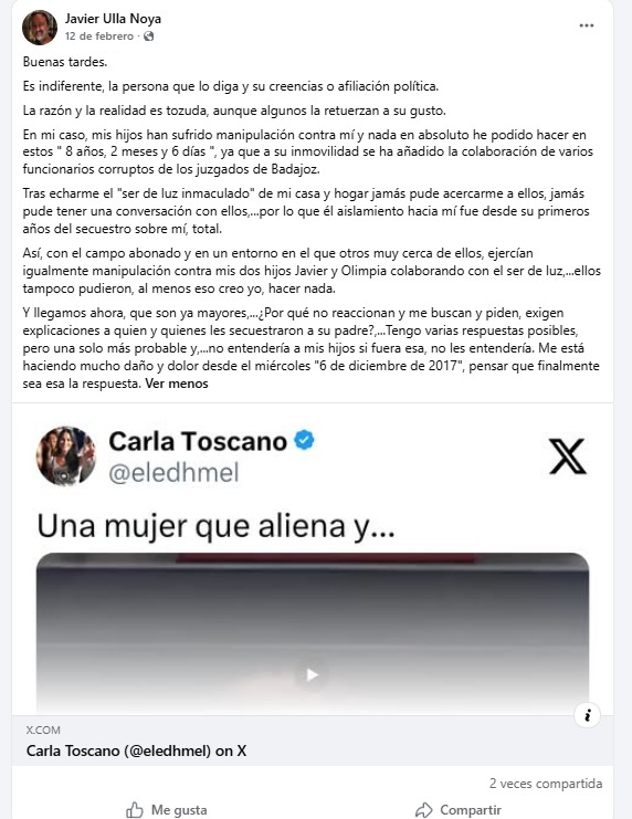 JulianMaciasT's tweet photo. En cuanto a partidos políticos los ataques al PSOE son los más frecuentes, pero también al PP y a Podemos, pero tiene varias publicaciones favorables a cargos de VOX. https://t.co/TfGgJkKAvq