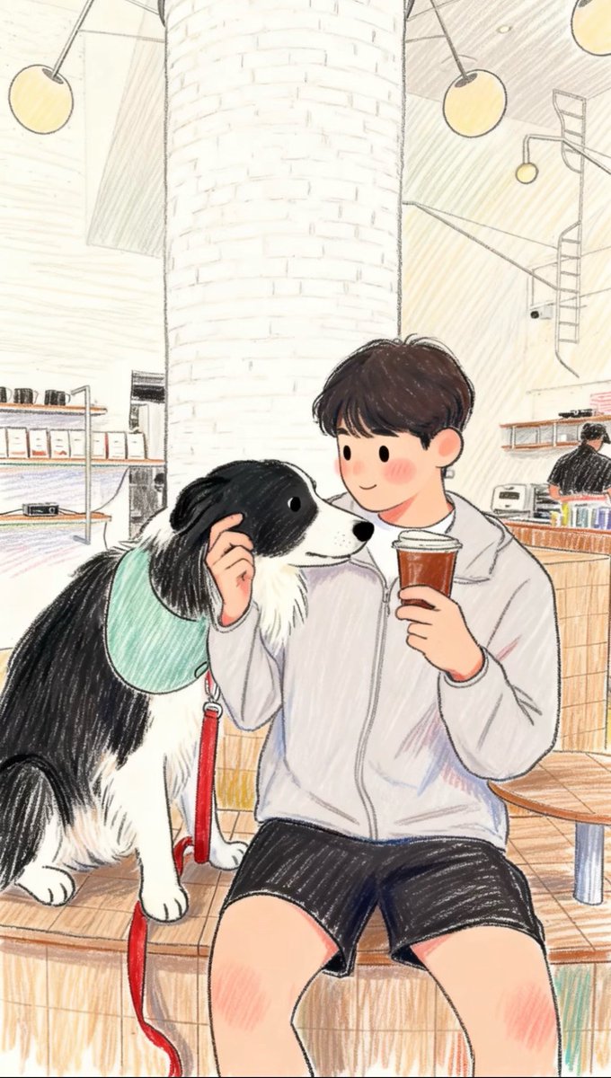 SmileYims689's tweet photo. Coffee time :) 
เม่อขอชิมหน่อยด้ายม่ายยฮะป๊า 🐶💕🌳
@Warwanarat #warwanarat 
#sammerbcollie https://t.co/lGkhhtxuu0