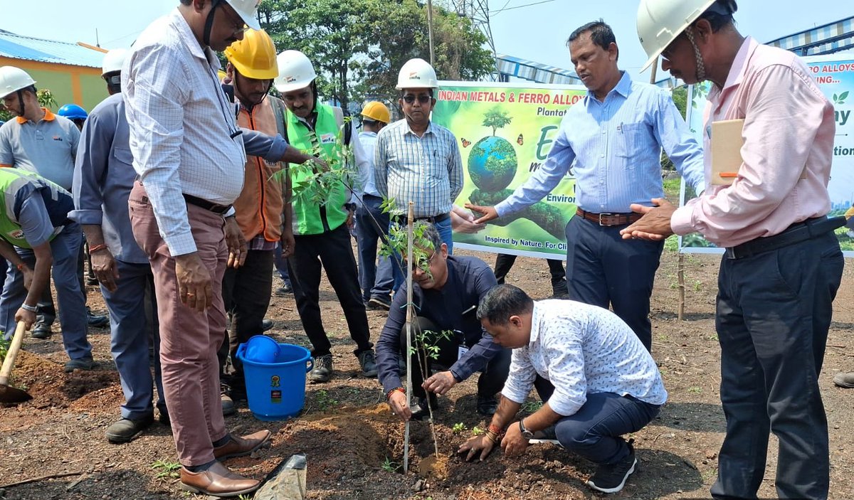 IMFALtd's tweet photo. World Environment Day was celebrated across our locations with a shared commitment to give back to the planet we share.

As part of the 'Ek Ped Maa Ke Naam' campaign, a mass plantation drive was organised. Fruit saplings were also distributed among community members, encouraging greener homes and better nutrition.

At IMFA, we believe that each sapling planted today is a step towards a more sustainable tomorrow.

#WorldEnvironmentDay #EkPedMaaKeNaam #Sustainability #GreenerTomorrow #IMFA