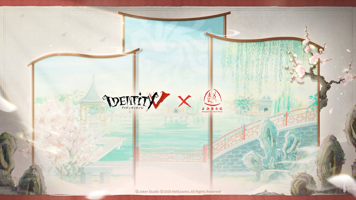 IdentityVJP's tweet photo. #第五人格 × #上海越劇院
～コラボ開催決定～

前世の縁は現世の夢か。
運命の糸で繋がるのは
大観園の栄華と没落……

『紅楼夢』の物語が
荘園でもいよいよ、上演です！

#第五人格コラボ
#IdentityV https://t.co/hhzfdarbAg