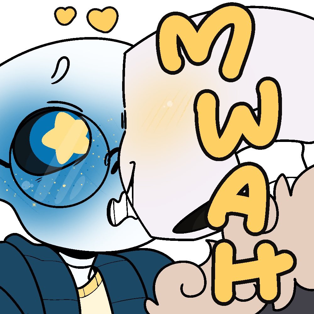 NeahChanArt's tweet photo. Smooches >:33 https://t.co/Q33fslybwm