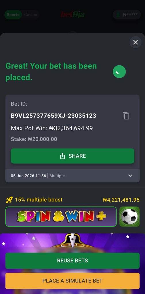 MrBeeSZN10's tweet photo. 💚DRAWS ON @Bet9jaOfficial

CODE ⏩️ 5GRCRDZ

CODE ⏩️ 5GRDB95

STAKE RESPONSIBLY. 🔞

#Bet9jaCode https://t.co/T8OuYJerbG