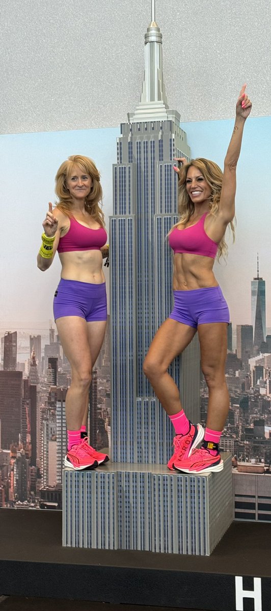 GlassJoeJP's tweet photo. Congrats to my better half @bikinipro for completing her first #Hyrox competition in NYC with her friend Bridget. As of last night they are in first place in their age bracket! https://t.co/pYxOGFgZWy