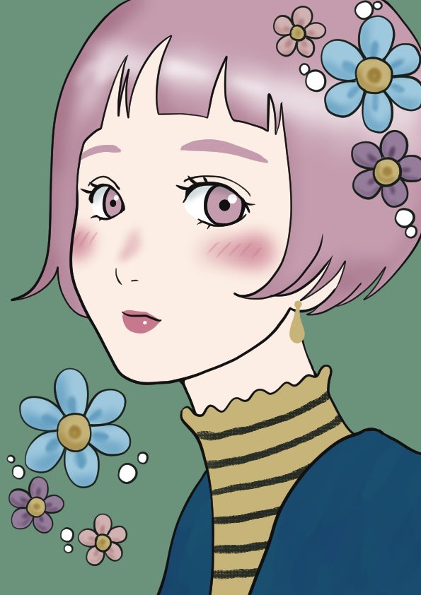 yofu___'s tweet photo. 今はどうぶつ描いていますが、以前は女の子描いていました👩女の子描くのも好きです✨
#イラスト #illustration #女の子 #過去絵 https://t.co/YpAphgOqmO