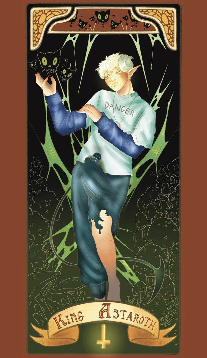 TillyCyann's tweet photo. The rot card 
What fate should this card bring upon you 

#astaroth #aoex #blueexorcist #tarotcard https://t.co/Vbtam5zNMZ