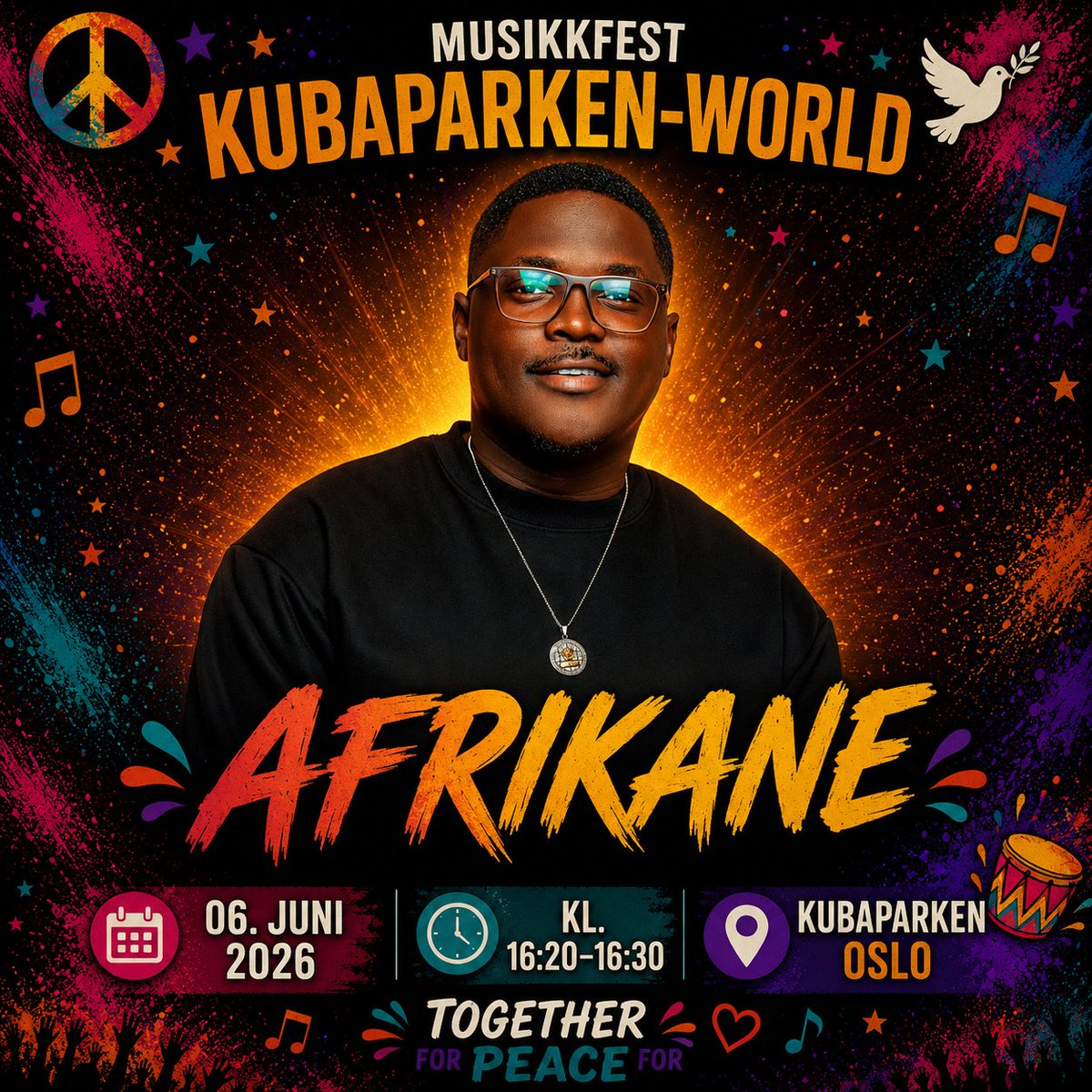 afrikane_ug's tweet photo. Intimate Vibes with the Locals 🇧🇻

Tomorrow we Start the Tour 🌏🌏🌏🌏🌏🌏🌏Like this 

Kubaparken World stage, Oslo, Norway 16:20 - 16:30 📌🔥 https://t.co/Q0Hzjr7cky
