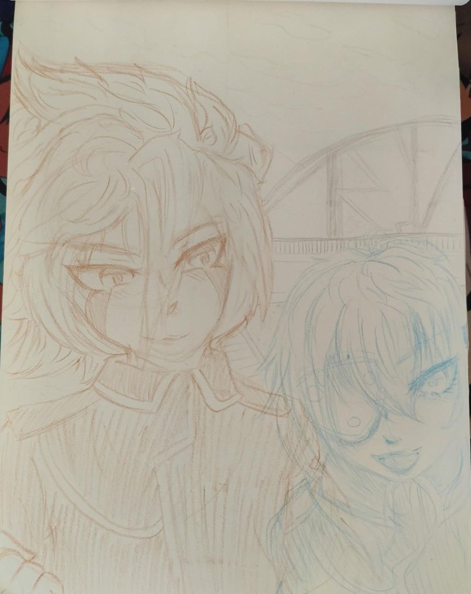 michael2008000's tweet photo. |Redraw this scene in our style, me and One of my Friends| #drawing #inazumaeleven #drawing #draw https://t.co/T7JIzPAe1H