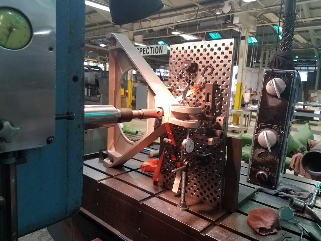TosaTool's tweet photo. Can you see the Tosa Tool Modular Fixturing in this awesome Boring Bar Setup? https://t.co/W7G1Dzxa0p