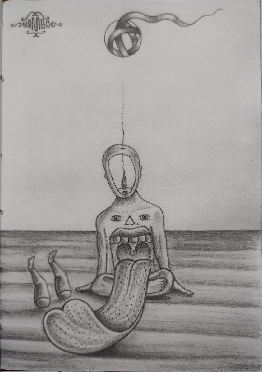 namboart's tweet photo. NAMBO - ART  |🔺| IV | MAN |
" Ascenso Gurú "
#sketchbook #drawing #sketch #surrealism #art https://t.co/NK3PfTaFiX