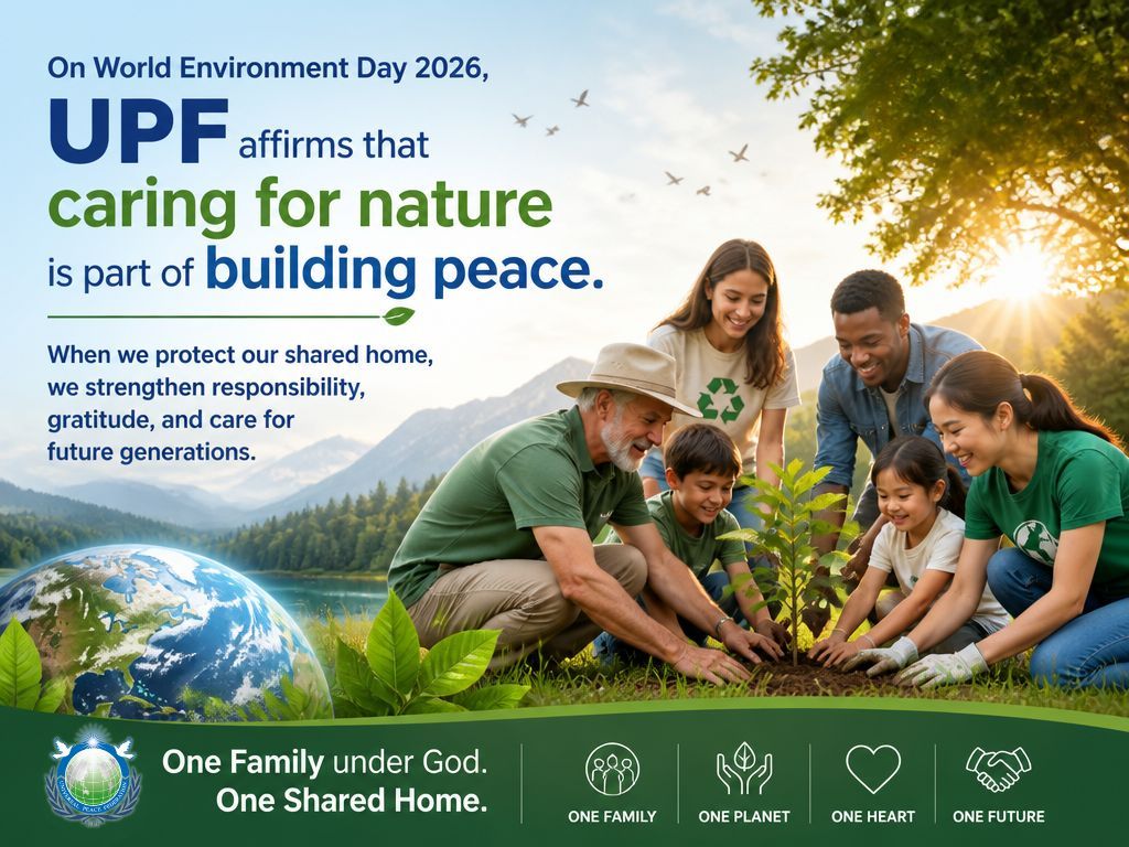 upf_eume's tweet photo. https://t.co/C2qPfsaOsy 
A World Environment Day Reflection on Caring for Nature, Caring for One Another, and Building Peace Through Daily Responsibility. #UniversalPeaceFederation #WorldEnvironmentDay #NowForClimate #ClimateAction #PeaceAndEnvironment #AmbassadorsForPeace https://t.co/wDhNPWzL7w