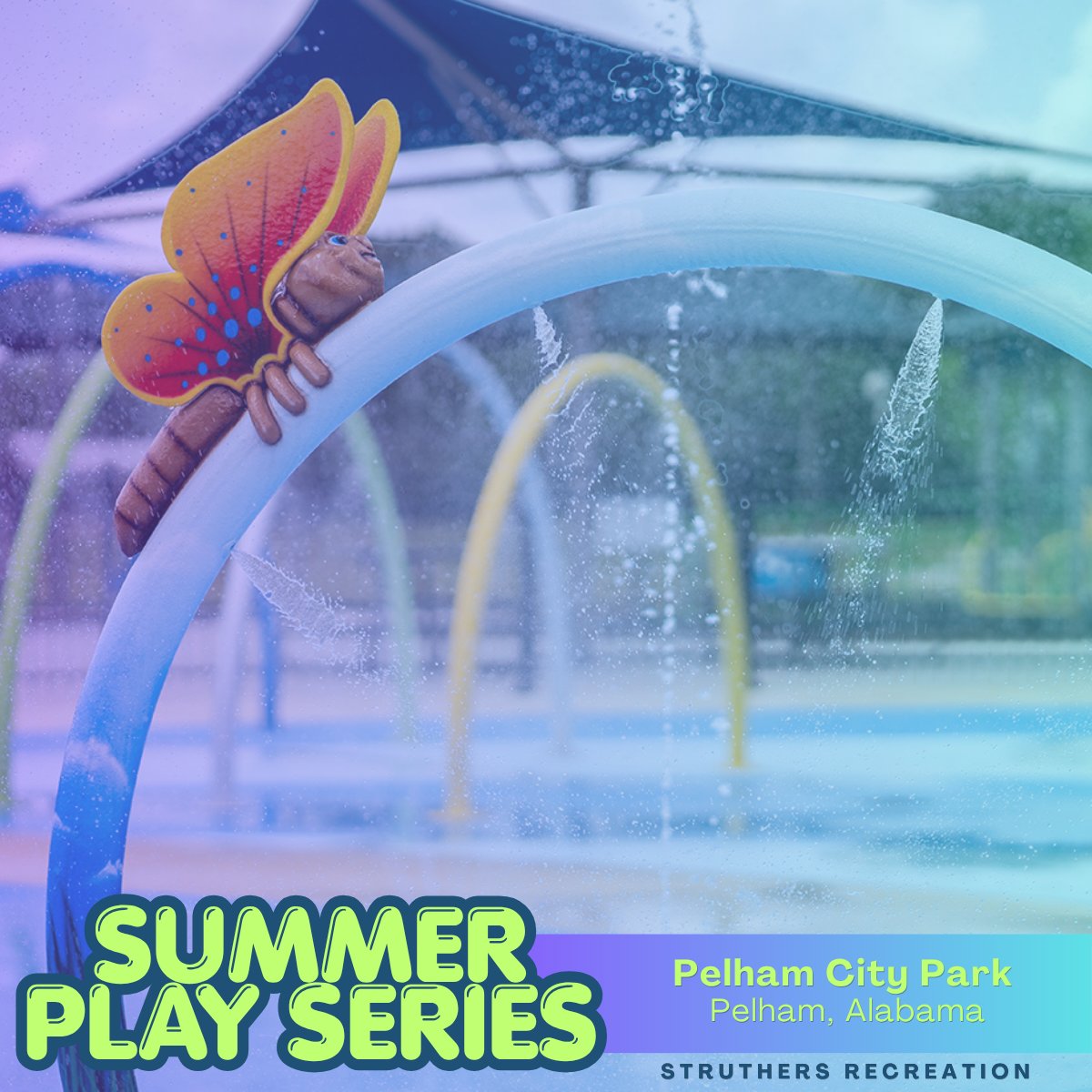 StruthersRec's tweet photo. 🌟 Summer Play Series kicks off in Pelham, AL

Pelham City Park features a playground + splash pad—perfect for summer fun 💦

Follow along for weekly park highlights!

📍 Plan your visit: 2020 Pelham Park Blvd, Pelham, AL 35124 https://t.co/pSCx0SeAbc