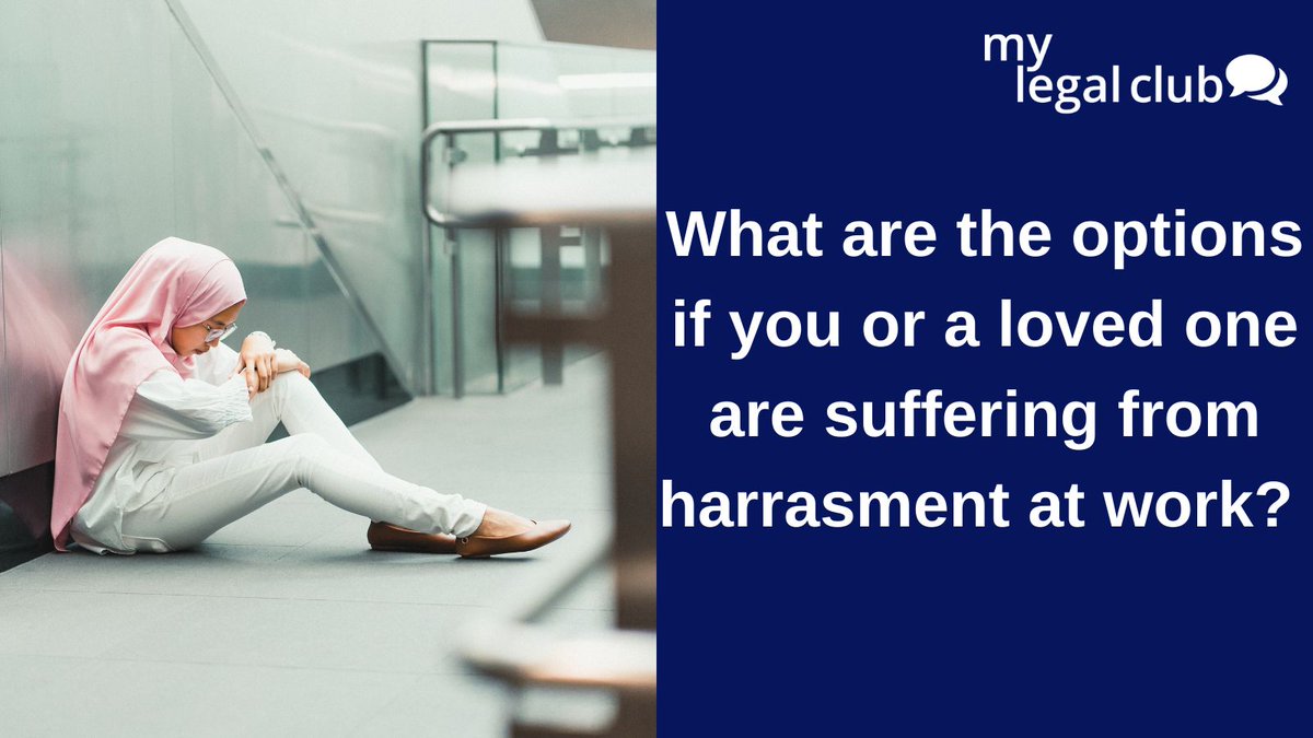 MyLegalClub's tweet photo. What are the options if you or a loved one are suffering from harassment and bullying at work? Such treatment is unlawful and our leading employment solicitors are on hand to listen and advise you: https://t.co/nRLQSJORKT https://t.co/EFBhaspMrC
