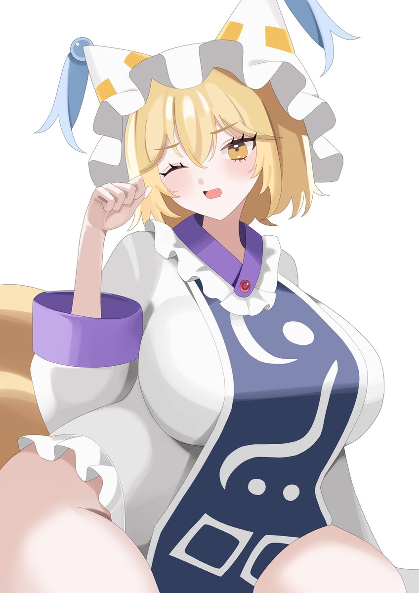 _o_shi_my_'s tweet photo. 寝起きの藍様
#東方Project #八雲藍 https://t.co/wb6nxoXWlO