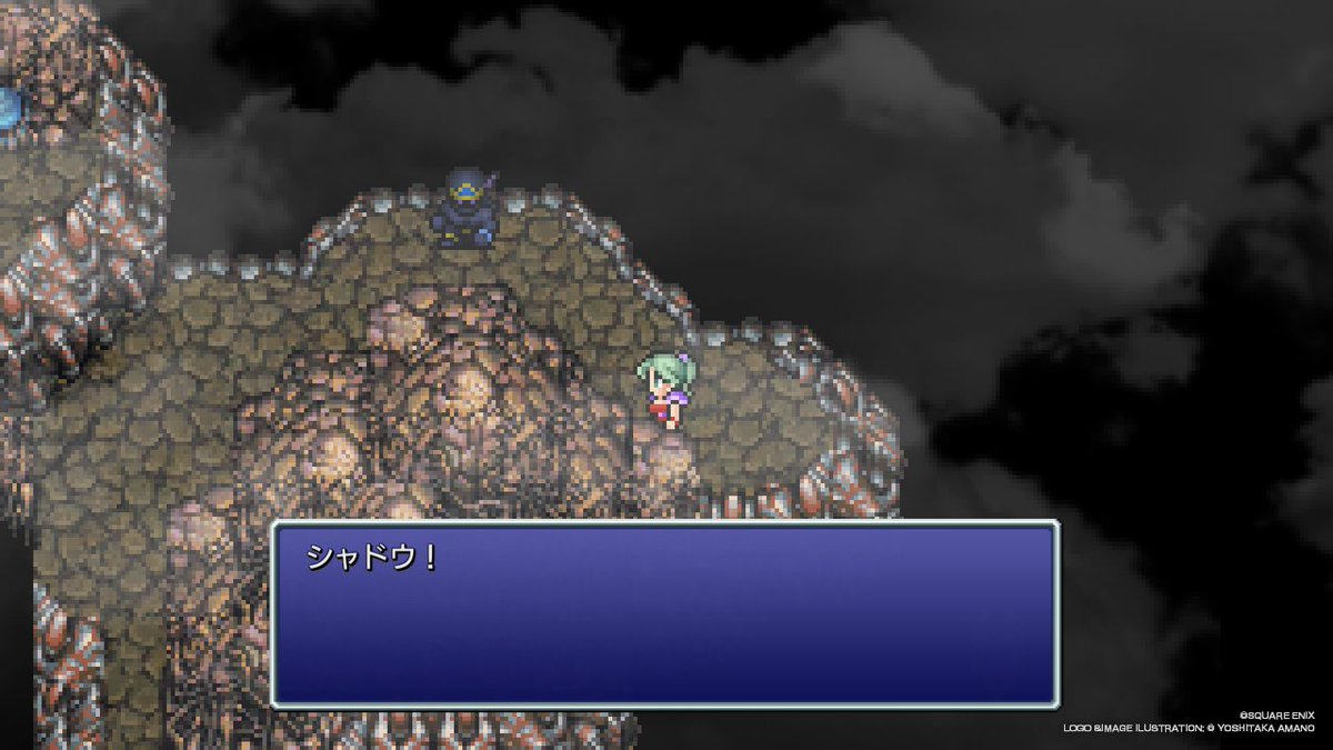 82i2Pa's tweet photo. ff6ピクセルリマスターではシャドウを待つことが出来ました─── https://t.co/2HBvfbXJ5k