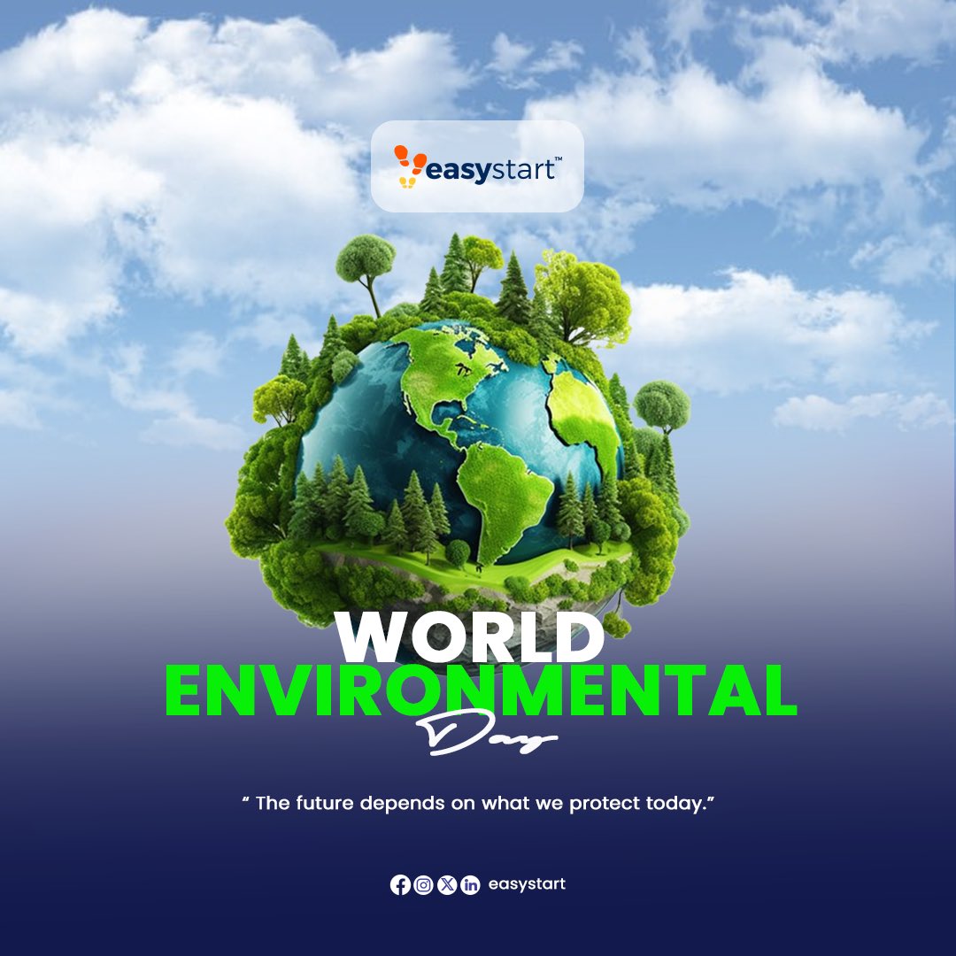 Easystartglobal's tweet photo. World Environment Day
Responsible businesses grow with sustainability in mind.

#WorldEnvironmentDay #Sustainability #Easystart https://t.co/0wbCIlNHoH