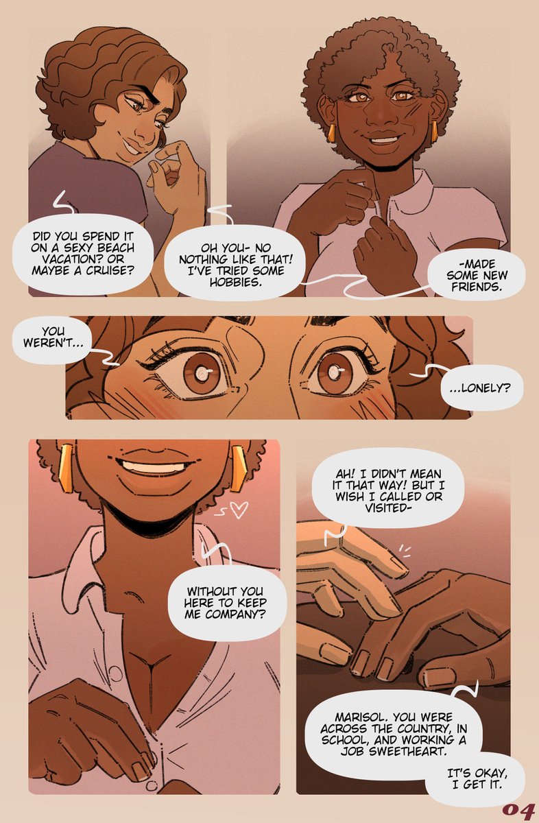 AlimonyArt's tweet photo. Who forgot to upload the entirety of Sunday Cake chapter 2?  Not me!  But here it is, I'm working on a different small project while I also chip away at the next chapter of  The Sermon. More updates on projects here: https://t.co/mO3Eh1W19f https://t.co/XOwnJVac5J
