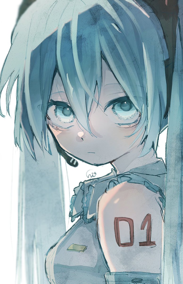 uniuni_96's tweet photo. #初音ミク #イラスト 
透明感目指してます https://t.co/GA1CmpjjOE