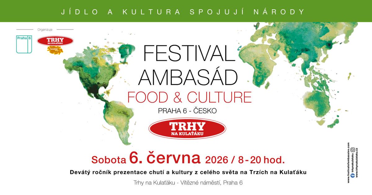 PLinCzechia's tweet photo. 🇵🇱 Zveme vás zítra, 6. června, na #FestivalAmbasád na Vítězném náměstí v Praze! 🎉

🥟 Tradiční polské pokrmy na našem stánku
🕒 Ve 14:30 vystoupí polský sbor AToMy. 🎶

Přijďte si užít krásný hudební zážitek a skvělou mezinárodní atmosféru! https://t.co/iAVymXZrU2