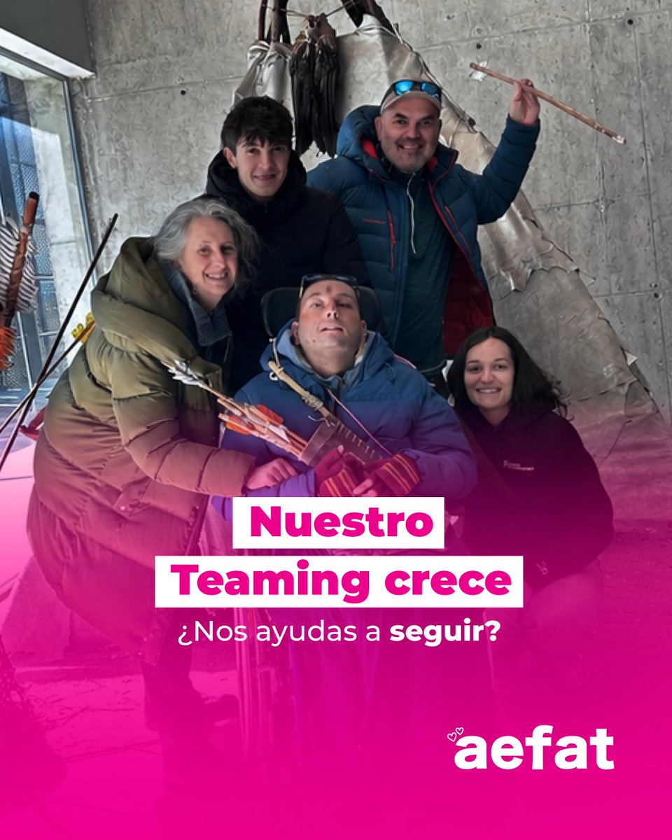 AEF_AT's tweet photo. 💜 Gracias a quienes ya formáis parte de nuestro Teaming 💜

Con solo 1 € al mes ayudáis a dar visibilidad a la Ataxia Telangiectasia, apoyar a las familias e impulsar la investigación.

¿Aún no te has unido? Cada persona cuenta.

🔗 Link en bio

#Teaming #AtaxiaTelangiectasia https://t.co/y2dgoPqAZm
