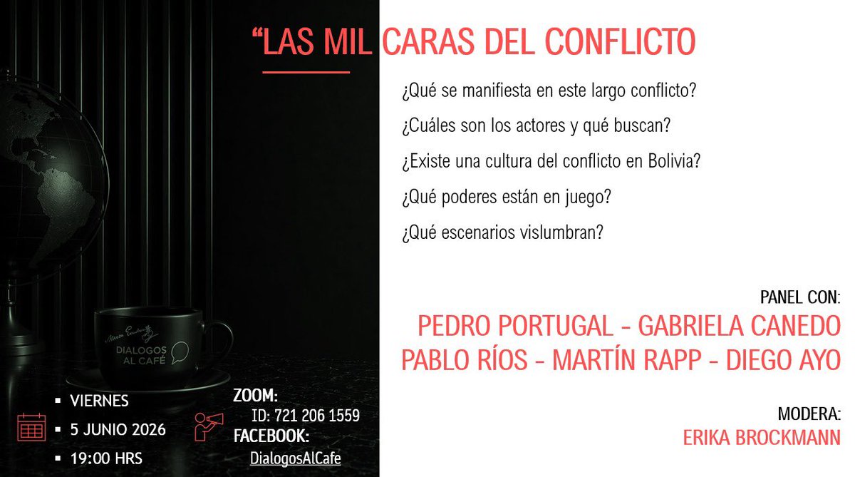 roblaser's tweet photo. El grupo Marcos Escudero reúne un panel imperdible para analizar el conflicto de las mil caras… hoy https://t.co/g8EQw8EjL7
