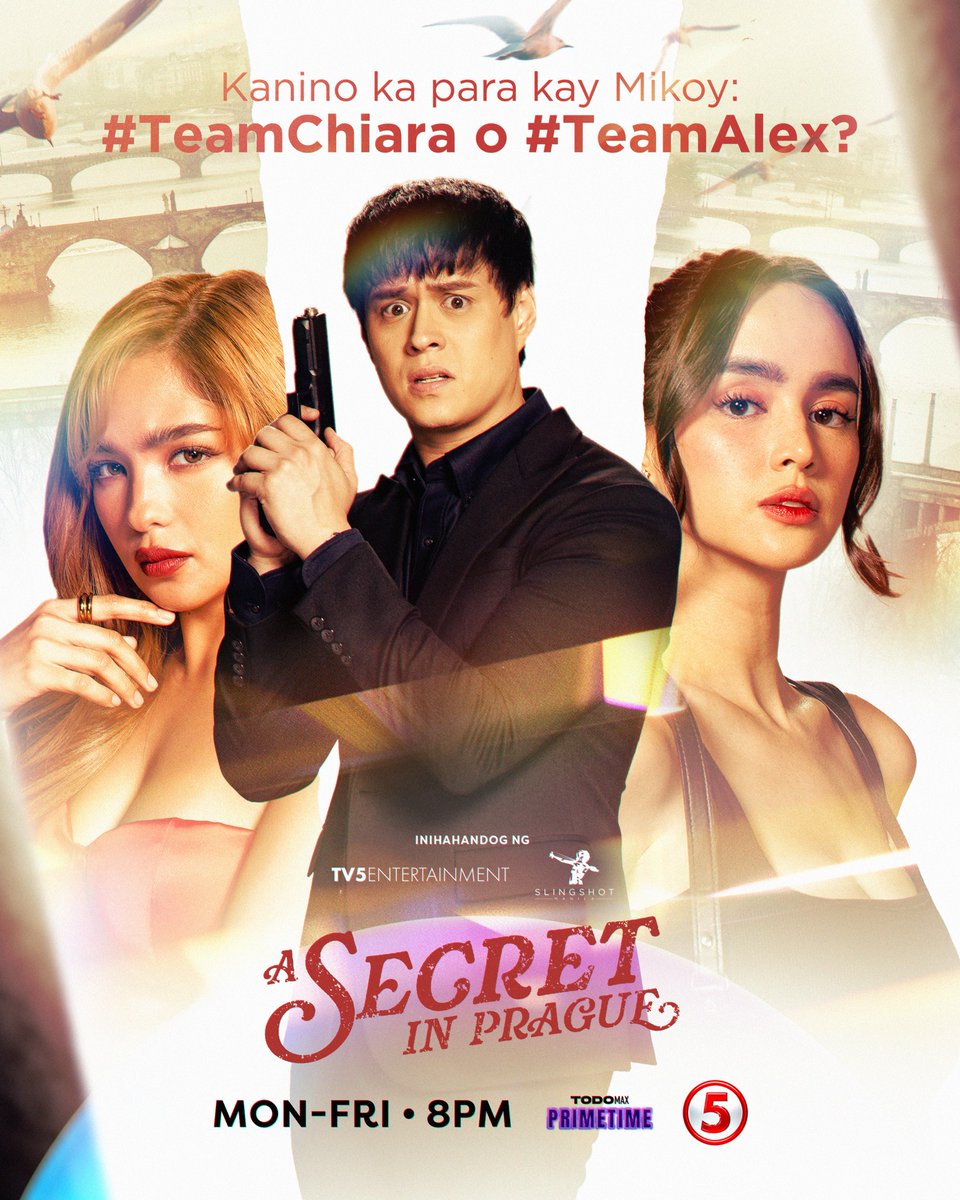 KapatidInsider's tweet photo. Grabeh naman ang kagwapuhan mo, Mikoy! 😆

Kaya, mga Kapatid! Its your TIME to CHOOSE! Kanino ka papanig sa PUSO ni Mikoy Pinagpala? #TeamChiara or #TeamAlex? 👀

COMMENT DOWN BELOW! 🤩

At 'wag na magpahuli TUMITINDI na ang mga tagpo sa #ASecretInPragueTV5, GABI-GABI sa #TodoMaxPrimetimeTV5!

📅: Weeknights | 🕗: 8PM