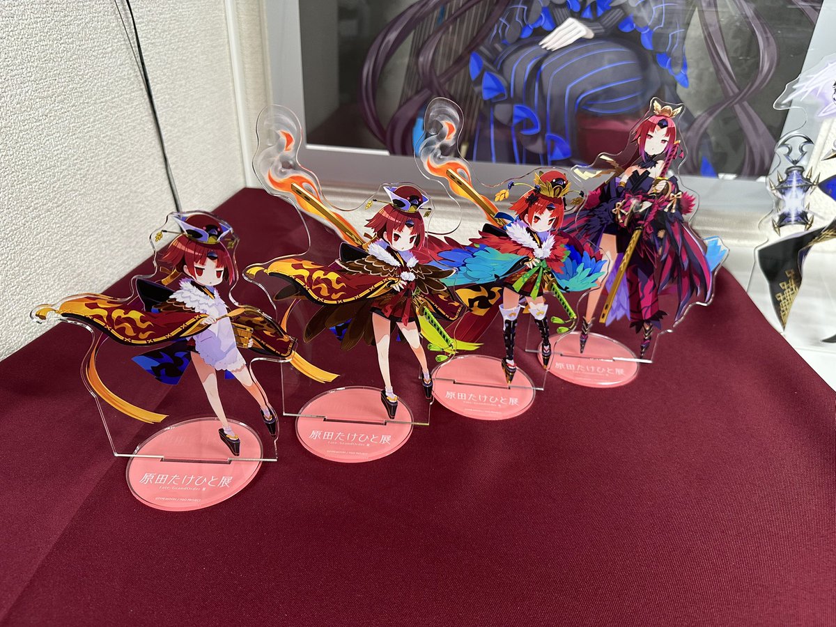 FGO 原田たけひと展 BIGアクリルポップ 紅閻魔 4点セット ◇【原田たけひと展】BIGアクリルポップ （全9種）各2,750円 紅閻魔と