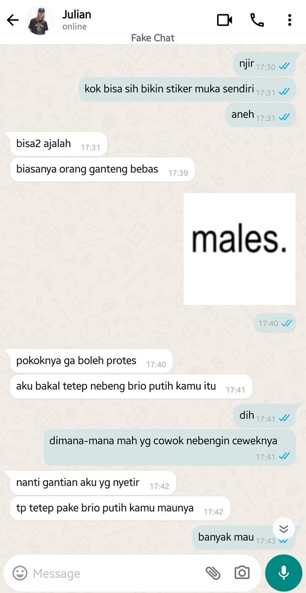 drunkhys_AU's tweet photo. Julian dan kakak after the kiss 🙂‍↔️

ps: abaikan timestamp 🙏 https://t.co/H8ojb66p9U