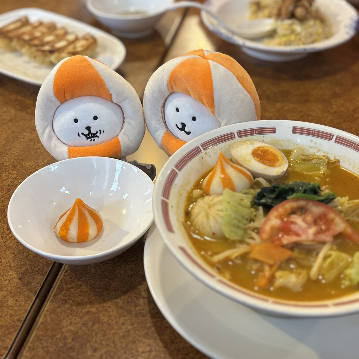 mogumogu_93's tweet photo. イベントでの"麻辣湯、サーカス団子の被り物🎪"は裏地をお選びいただけます🫓(通販では毎回ランダム)
まだ包装してないものを並べてみました。柄によっては通販に出てくるかもしれませんが会場では選べる🎪をお楽しみください🍜🫂🫶🏻
#ぬいCosフリマ02 チケット詳細でました✍🏻 https://t.co/z6TFgOD2sI