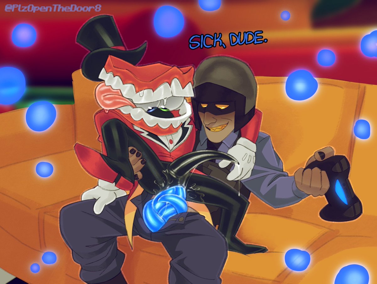 PlzOpenTheDoor8's tweet photo. I think the Black Mesa sweet voice would work extremely well on Caine...

// #TADCNSFW #GenitalCircus https://t.co/xQwoiC88Zw