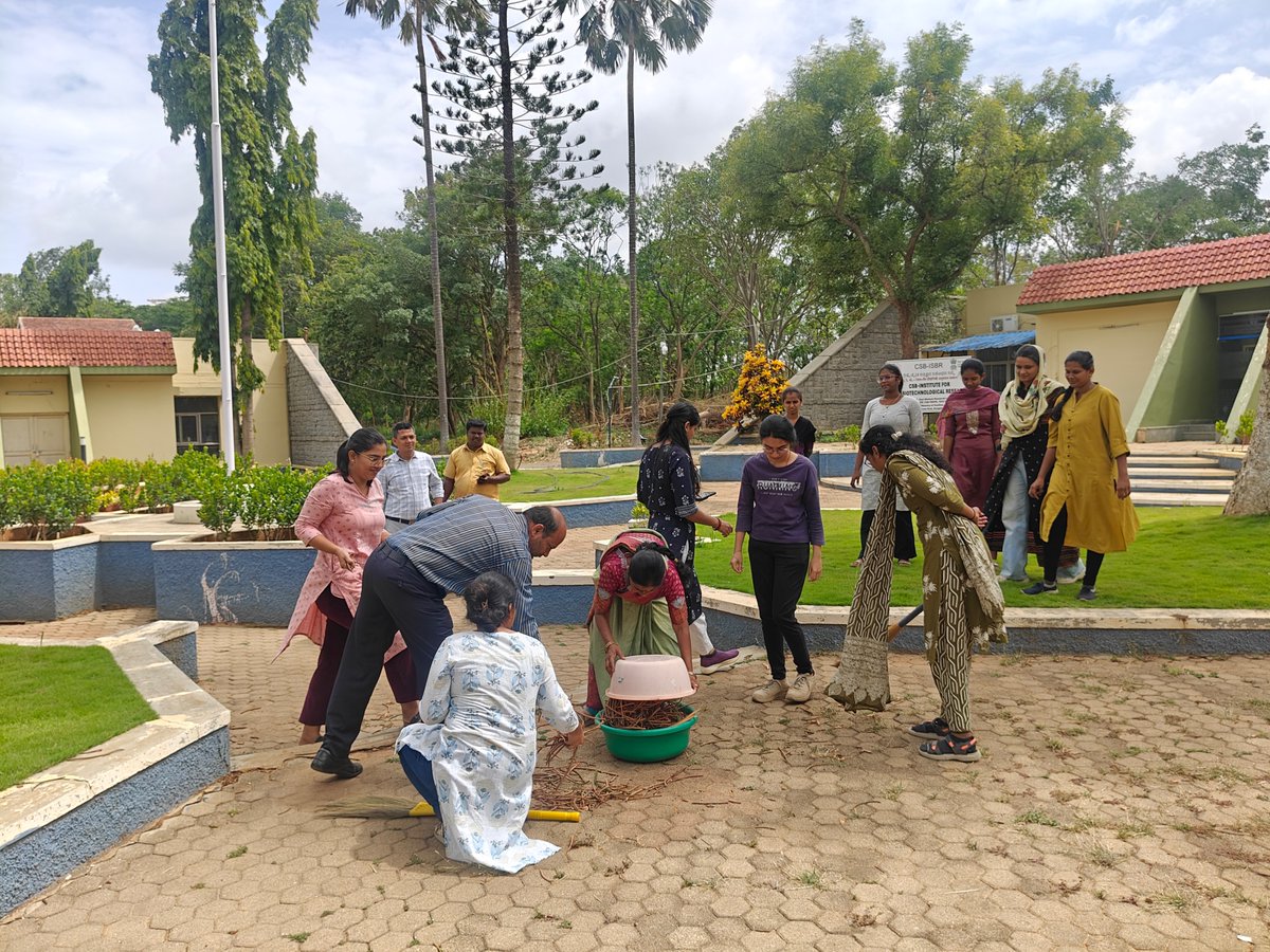 CSBISBR's tweet photo. 🌱 On World Environment Day 2026, CSB-ISBR, Kodathi, Bangalore, organized plantation and campus cleanliness activities, reinforcing our commitment to environmental conservation and sustainable practices for a greener future. 🌍

#WorldEnvironmentDay2026 #CSBISBR https://t.co/NzwL8tcyJ3